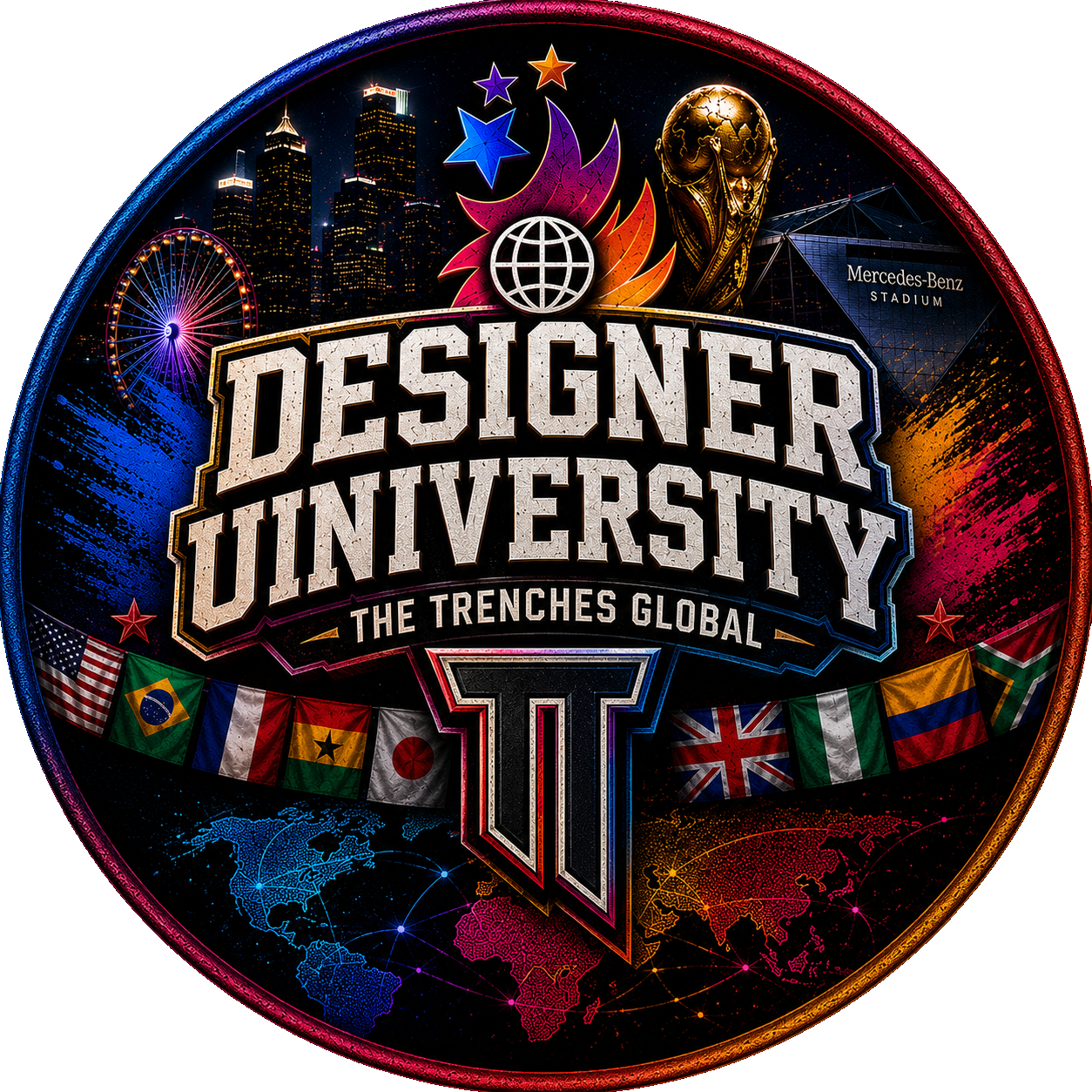 Designer University — The Trenches Global crest